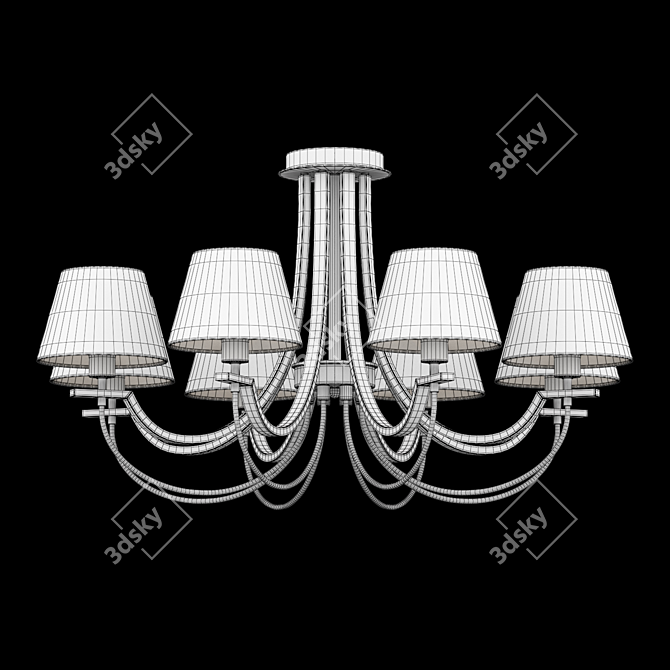 Translation:

Product title: Freya Felisa Crystal Chandelier 3D model image 2