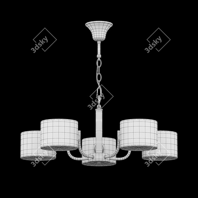 Freya Anita Modern Crystal Chandelier 3D model image 2