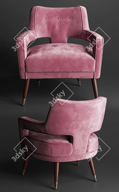 Modern Swivel Chair - Deephouse 3D model image 3