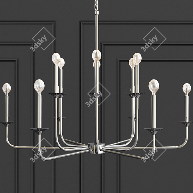 Sleek and Stylish Breck Arteriors 3D model image 1