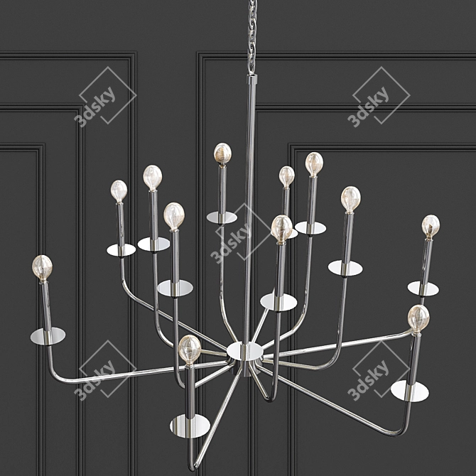 Sleek and Stylish Breck Arteriors 3D model image 2