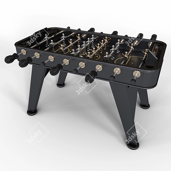 RS 2 Barcelona Gold - Premium Football Table 3D model image 2