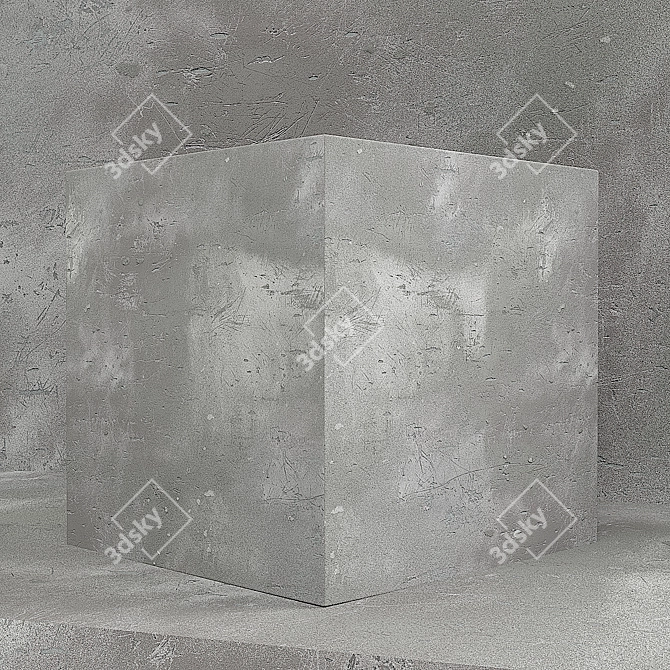ArtBeton3: Seamless Decorative Plaster for Stylish Interiors 3D model image 2