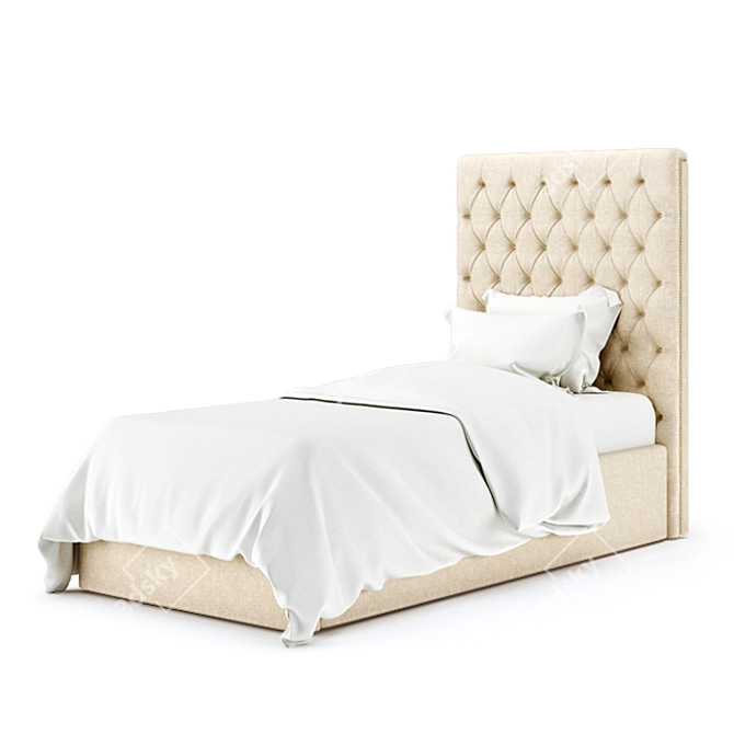 Marko Kraus Agnes Single Bed - Modern and Stylish Design 3D model image 1