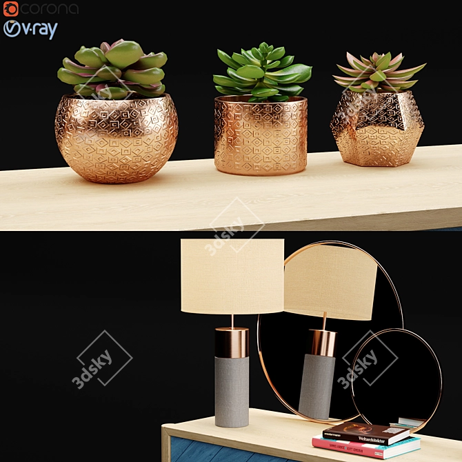 Sleek Marius Sideboard: Stylish Storage Solution 3D model image 2
