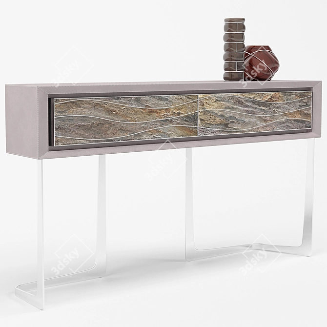 Elegant Azimut Console: Visionary Excellence 3D model image 1