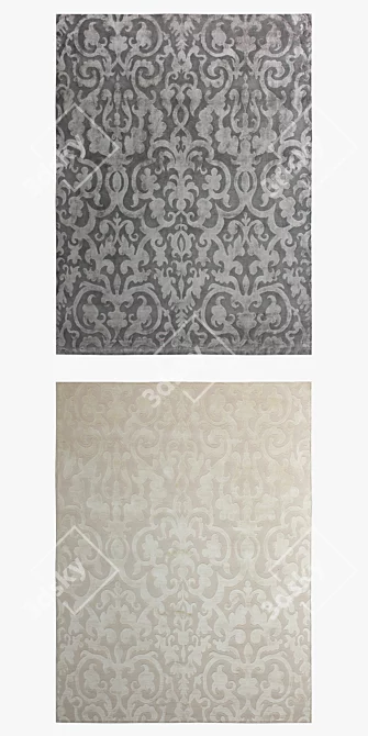 Elegant Fayette Rugs Collection 3D model image 2