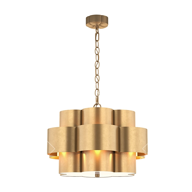 AERIN Gild Arabelle Hanging Shade 3D model image 1