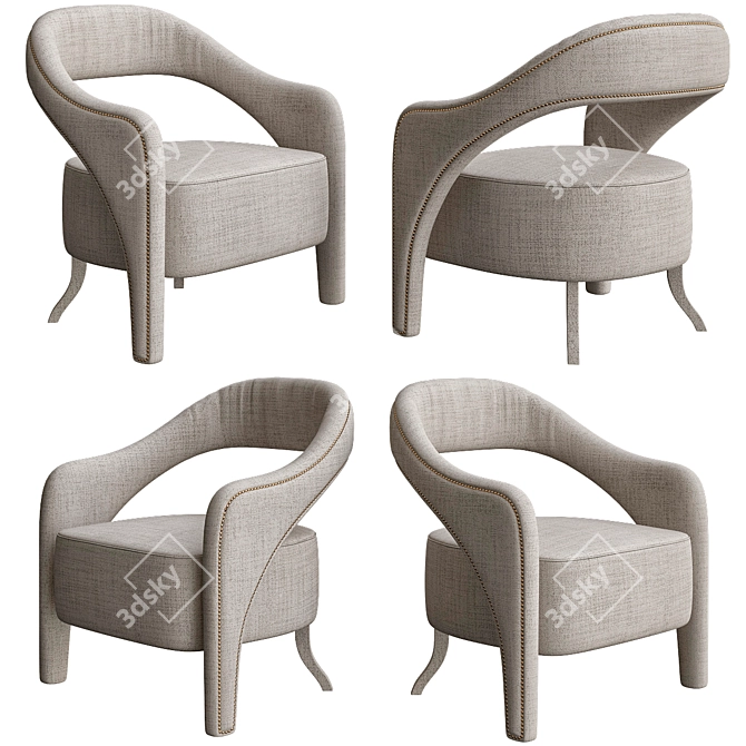 SICRA Limited Chair 3D model image 1