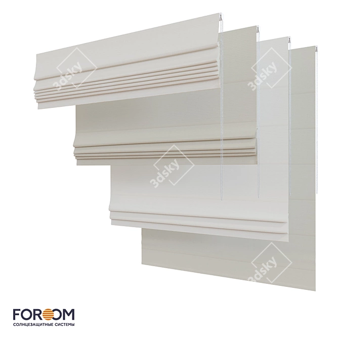 Roma Roman Blind: Elegant and Functional 3D model image 2