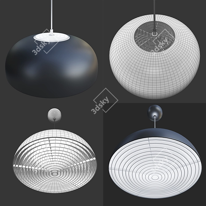 Nimone Ikea Chandelier 2018 3D model image 3
