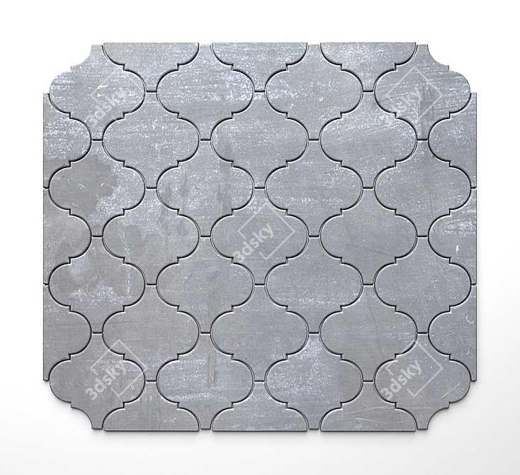 Mavr Black Tile: Tradition Meets Modernity 3D model image 1