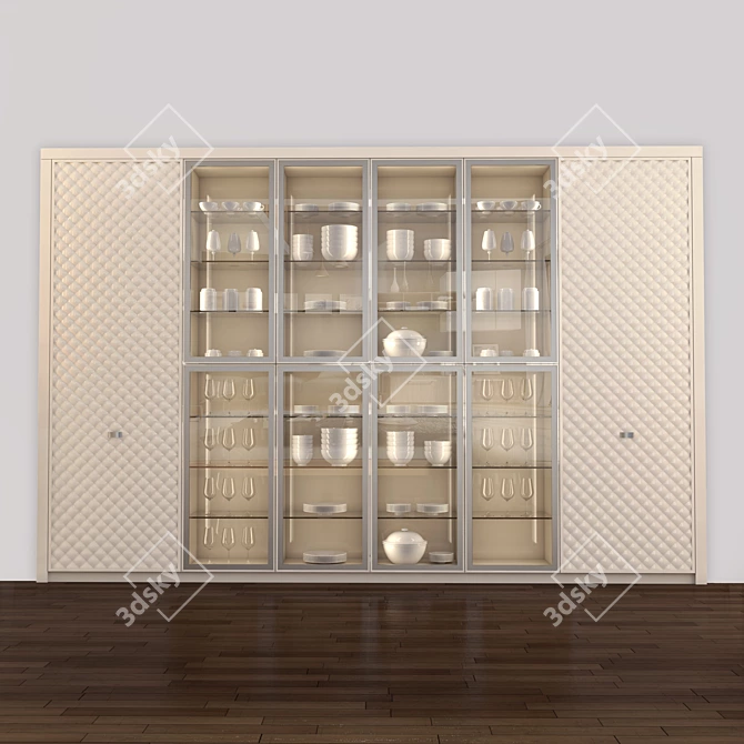 Italian Design Bellagio Kitchen Set 3D model image 2