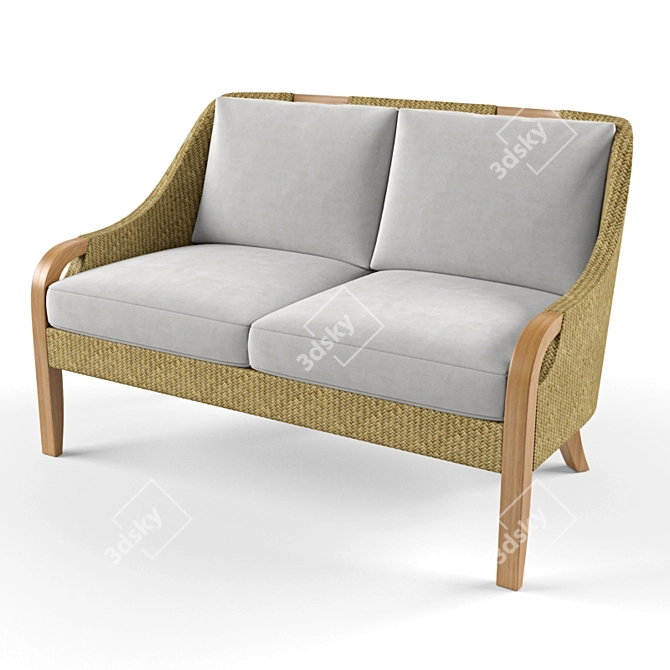 Luxury Edgewood Lane Venture Sofa 3D model image 1