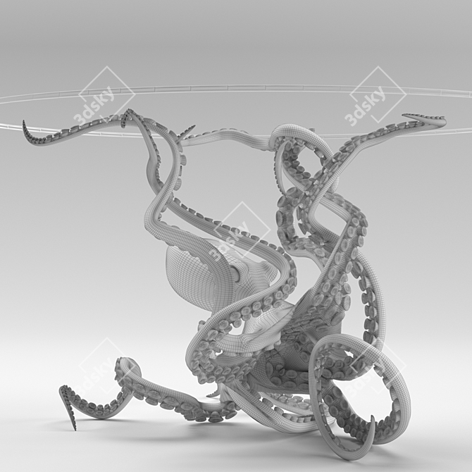 OctoGlass Coffee Table 3D model image 3