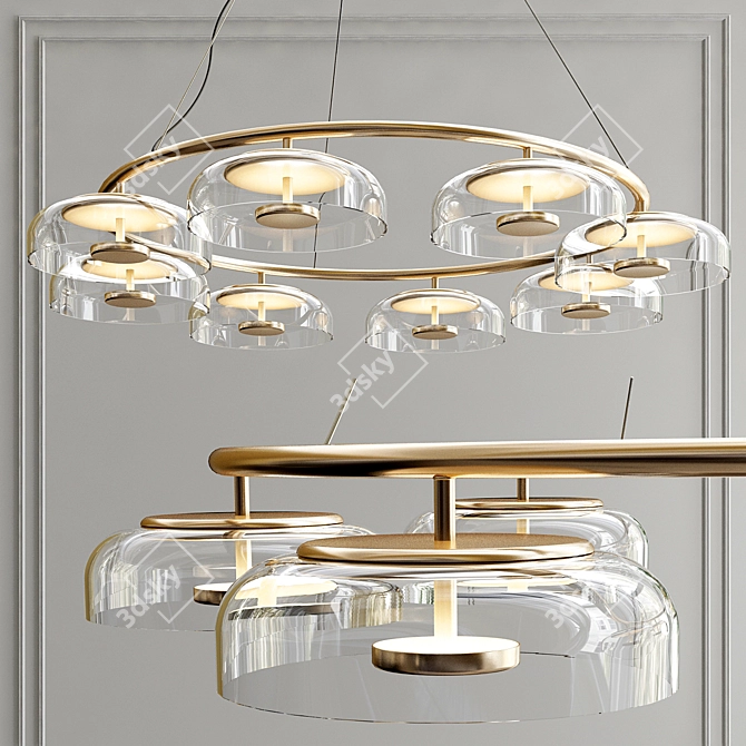 Elegant Illumination: Blossi 8 by Nuura 3D model image 1
