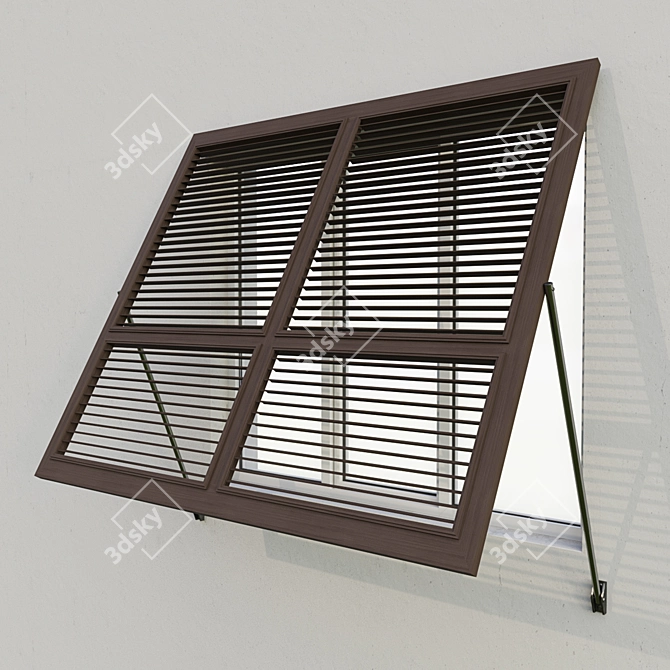 Animated Shutters 8: Vray, Corona Renders 3D model image 1