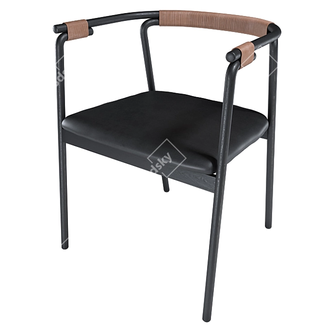 Modern and Stylish Rivulet Chair 3D model image 1
