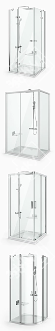 Ravak Set 30: Complete Shower Set 3D model image 2