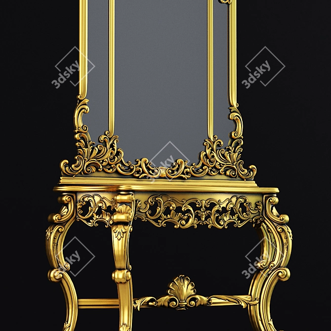 Angelo Cappellini Console Table 3D model image 2