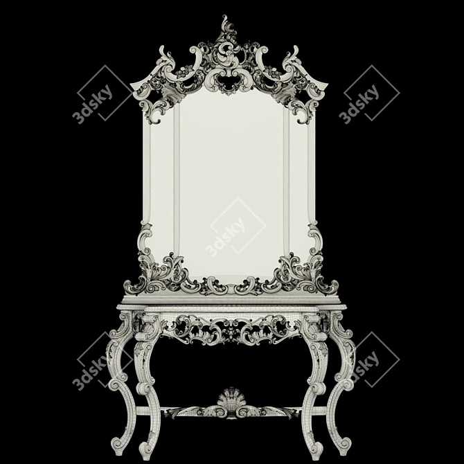 Angelo Cappellini Console Table 3D model image 3