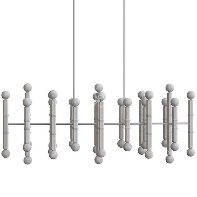 Cairo Eight-Arm Meurice Chandelier 3D model image 2