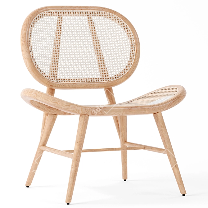 Elegant Bernardes Armchair: 293 3D model image 1