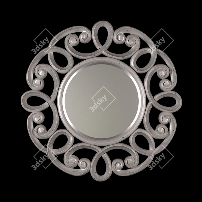 Elegant Frameless NORMA Mirror 3D model image 1