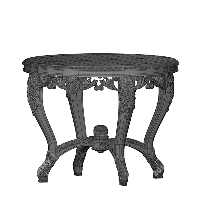 Rampoldi Timeless Walnut Table 3D model image 3