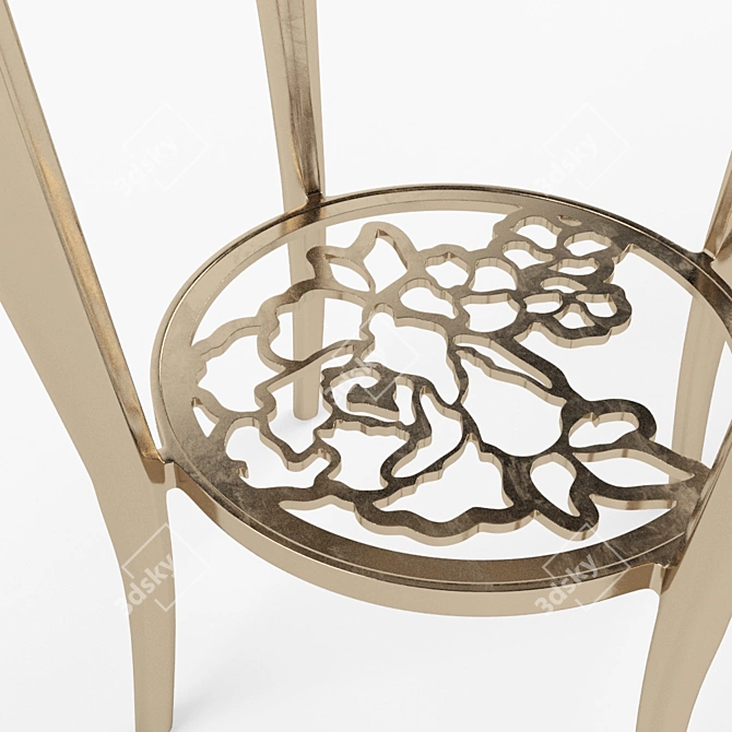 Elegance at Your Side: Caracole Side Table 3D model image 3