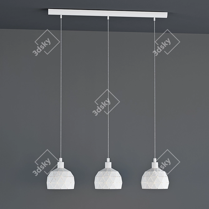 Elegant EGLO ROCCAFORTE Pendant Luminaire 3D model image 3