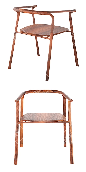Splinter-2 Chair: High Poly, VRay Rendered 3D model image 2