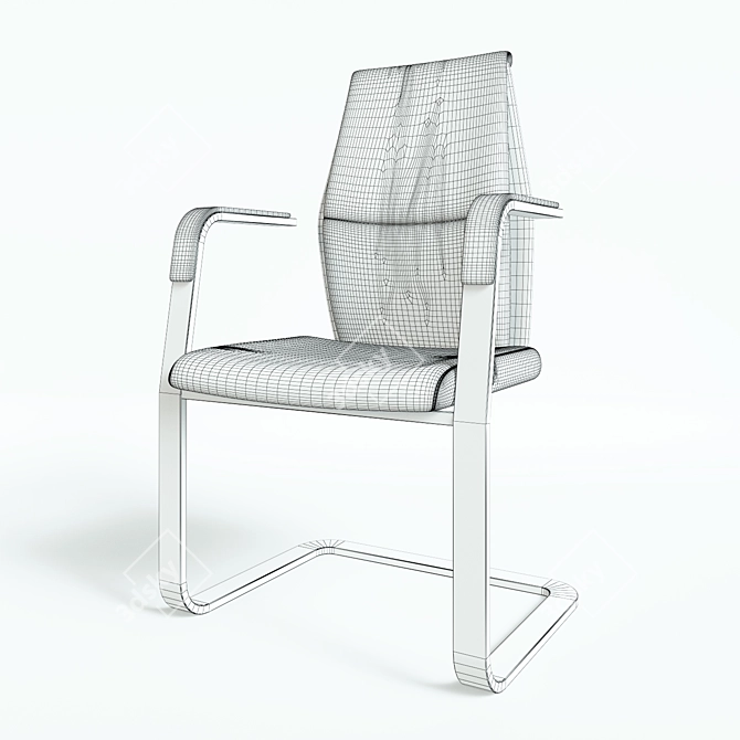 Vista V Chair: Premium Design and Quality 3D model image 3