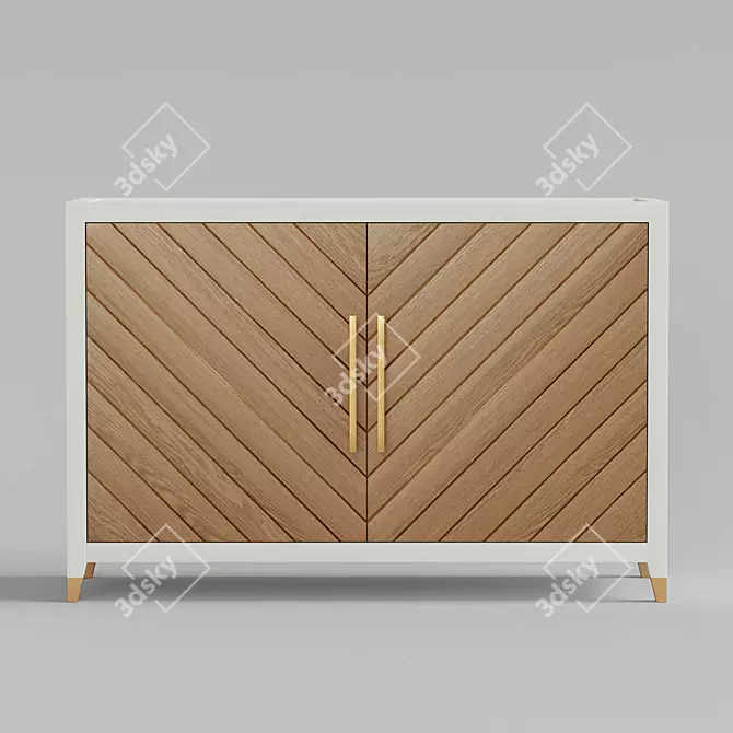 Arnika Chest - Furnitera's Versatile Storage Solution 3D model image 1