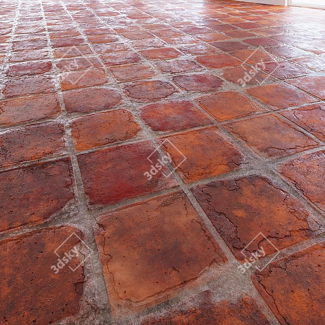 4k Seamless Texture Floor 3D model image 1