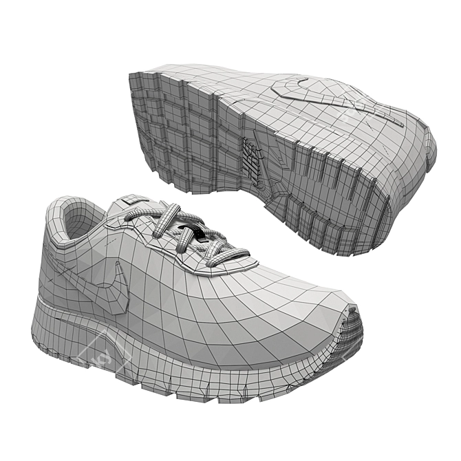 NIKE TANJUN Sneakers 3D model image 3