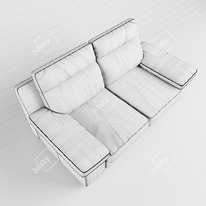 Caliaitalia Taylor: Contemporary Classic Sofa Comfort 3D model image 3
