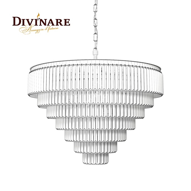 Divinare Nova Crystal Chandelier 3D model image 3