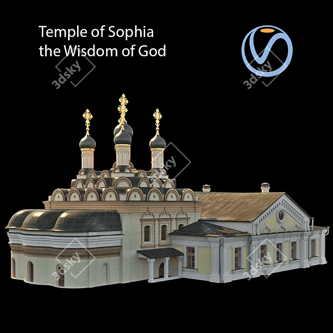 Divine Sophia: Sacred Wisdom 3D model image 1