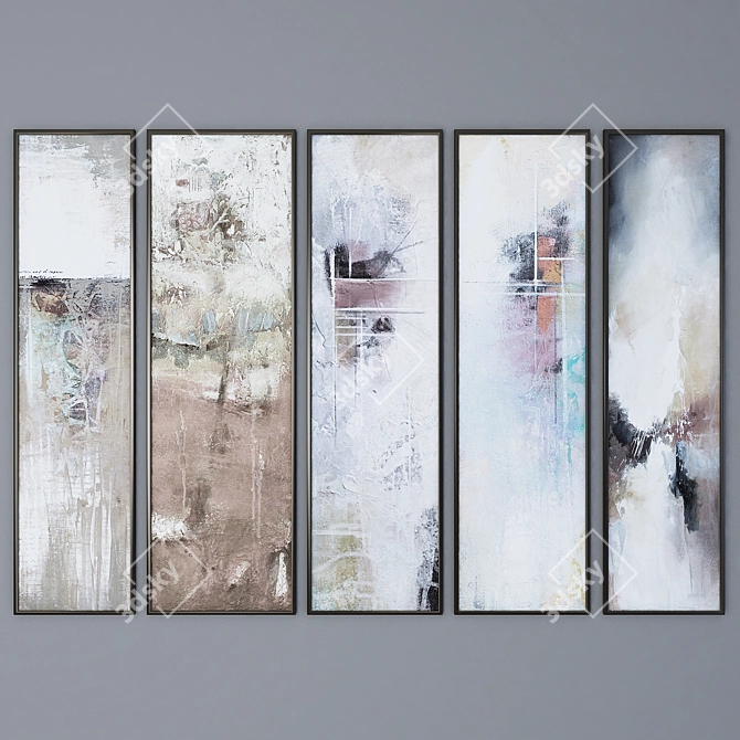 Artistic Picture Set 3D model image 1