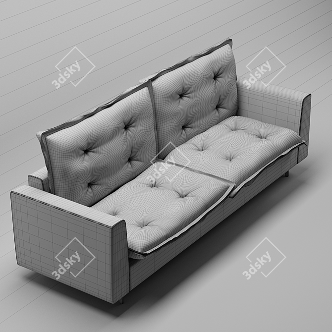 Voluptuous Elegance: Moradillo Only Sofa 3D model image 3