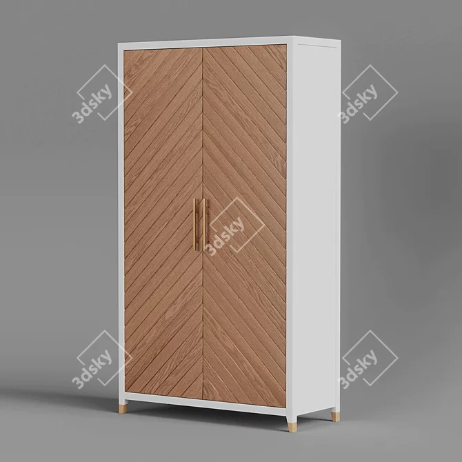 Arnika Wardrobe - Modern Storage Solution 3D model image 1