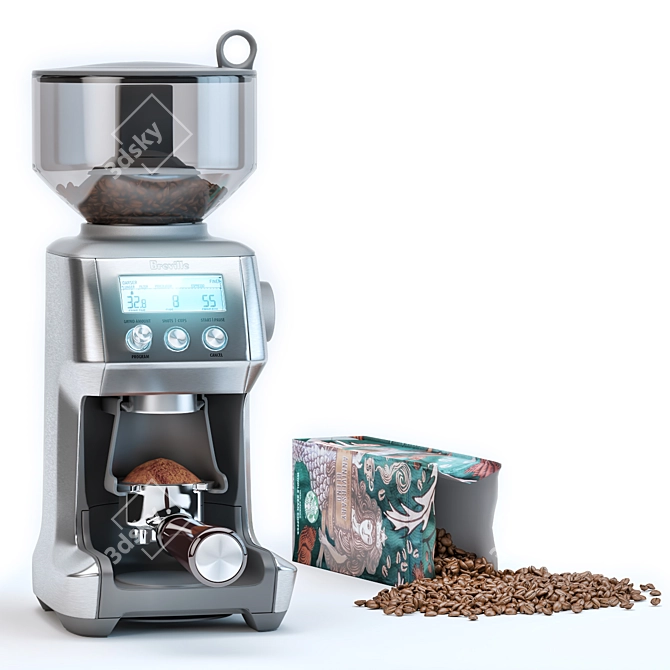 Breville Grinder & Starbucks Packaging: High-Quality Coffee Kit 3D model image 1