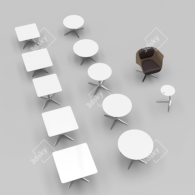 Comfort Zone Lounge Set 3D model image 3