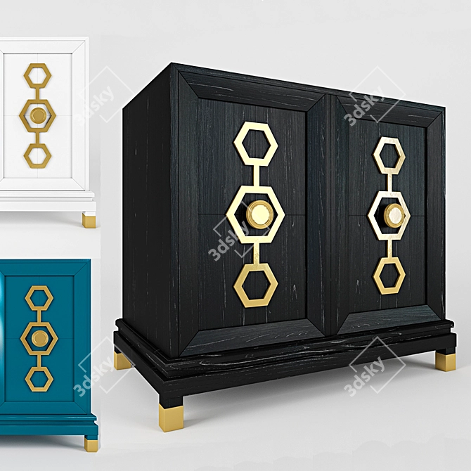 Chest TURNER CABINET jonathan adler

Title: Jonathan Adler Turner Cabinet 3D model image 1