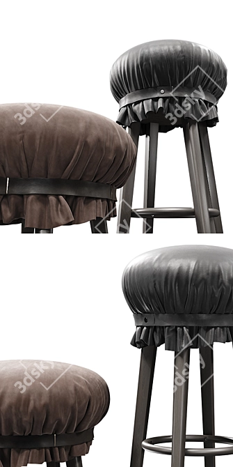 Comfy Popit Pouf: Stylish and Versatile Seat 3D model image 2