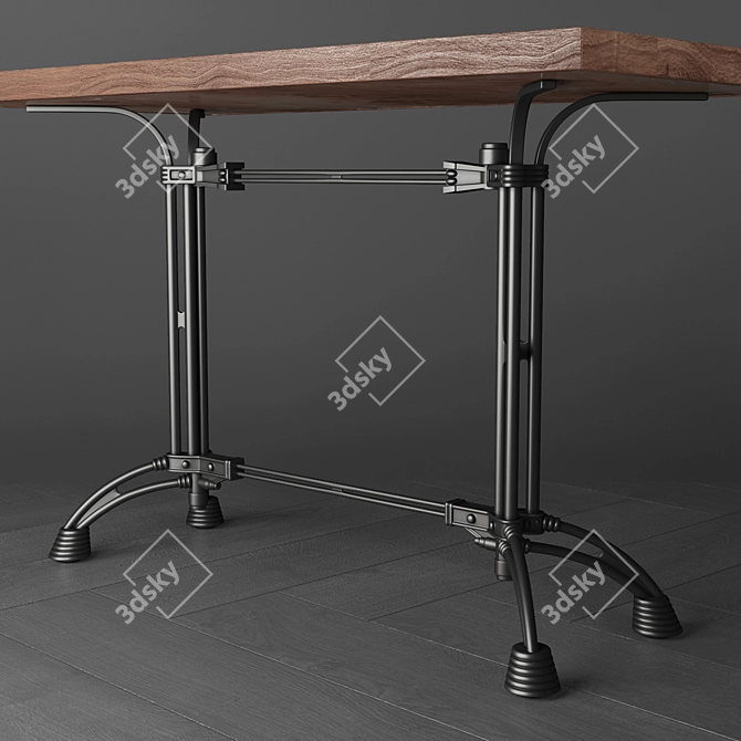 Dual Nice Underframe 3D model image 3