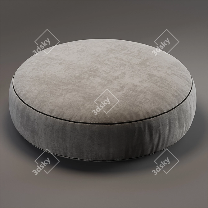 Elegant Elise Pouf: Modern Design & Superior Comfort 3D model image 2