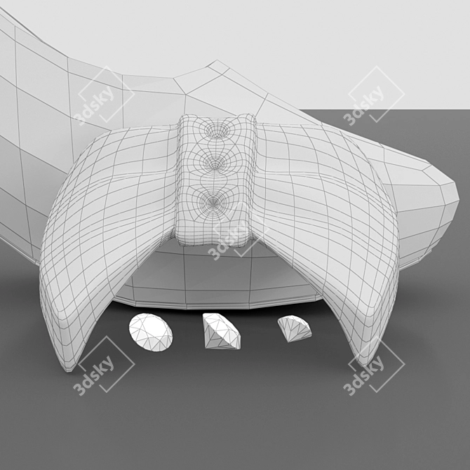 Enchanted Glass Slipper 3D model image 3