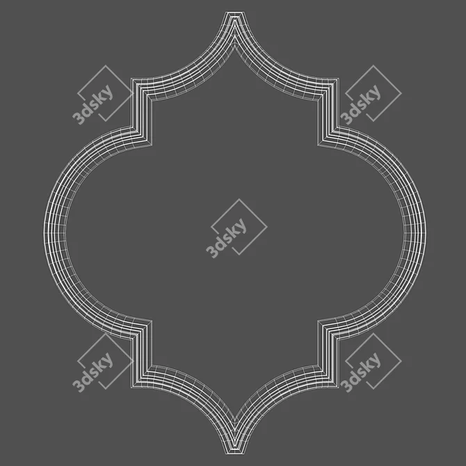 Title: RODECOR Art Deco Cover: Perfect Accent for Any Space 3D model image 3